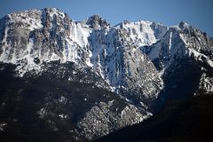 03C Sundance Range Close Up From Trans Canada Highway After Leaving Banff Towards Lake Louise In Winter.jpg